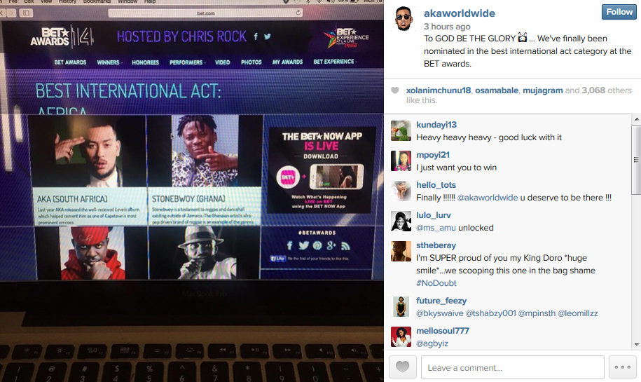 What’s Hot: The Soil and AKA up for BET awards